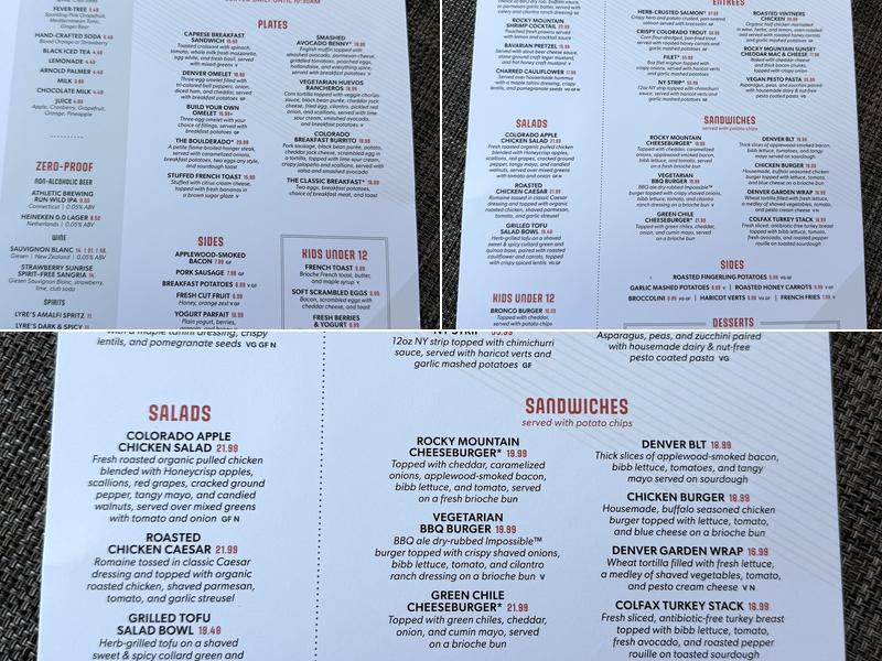 Sunset Loop Bar & Grill Menu