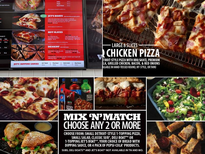 Jet's Pizza Menu