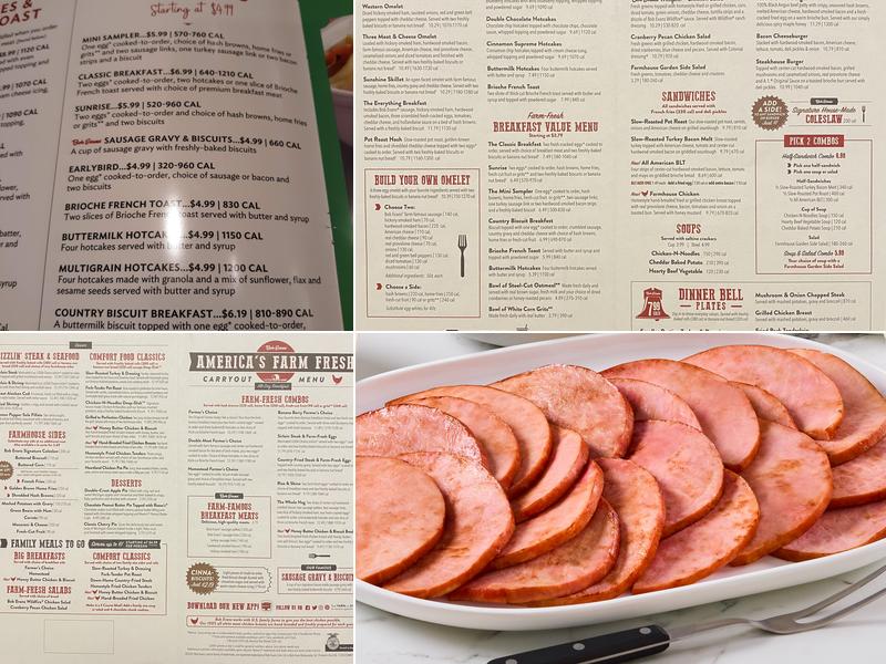 Bob Evans Menu