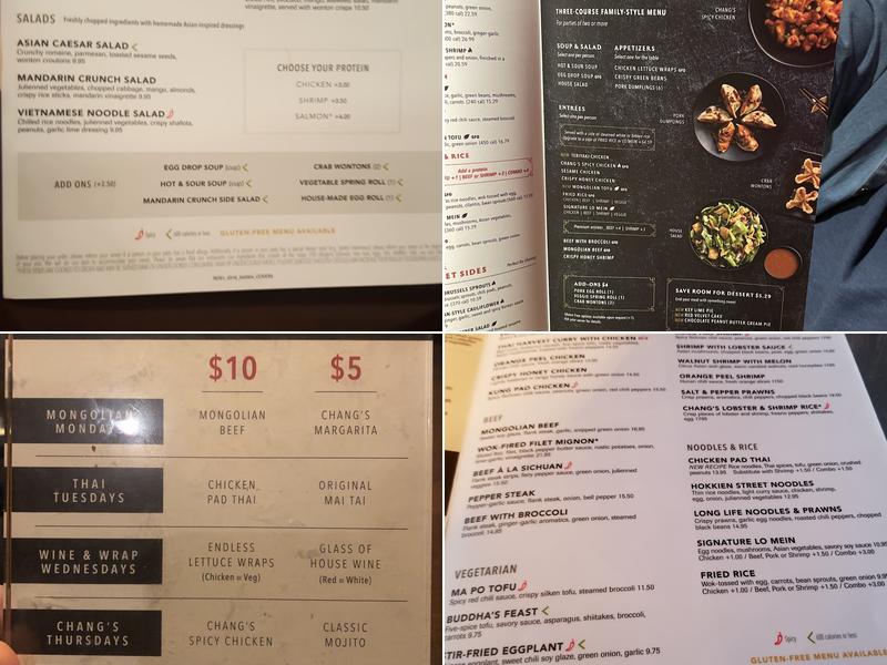 P.F. Chang's Menu