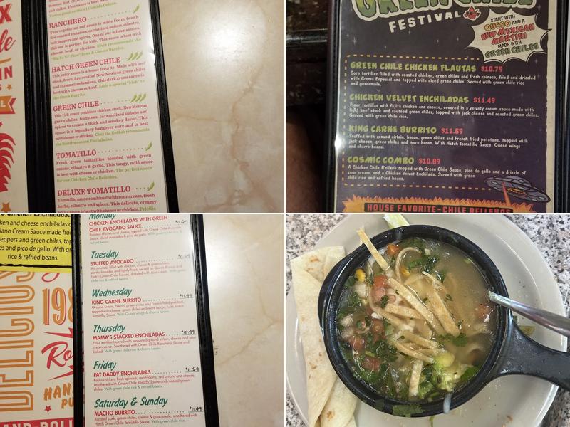 Chuy's Menu