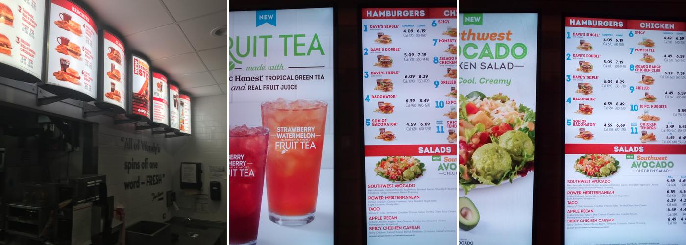 Wendy's Menu