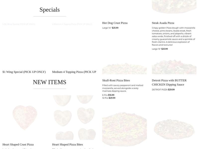 Winzza Menu