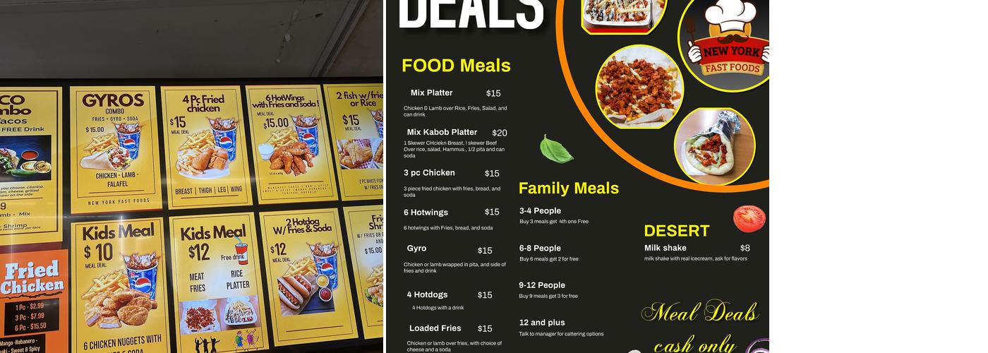 Halal Muncheez Menu