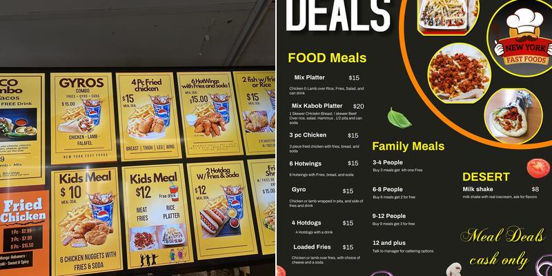 Halal Muncheez Menu