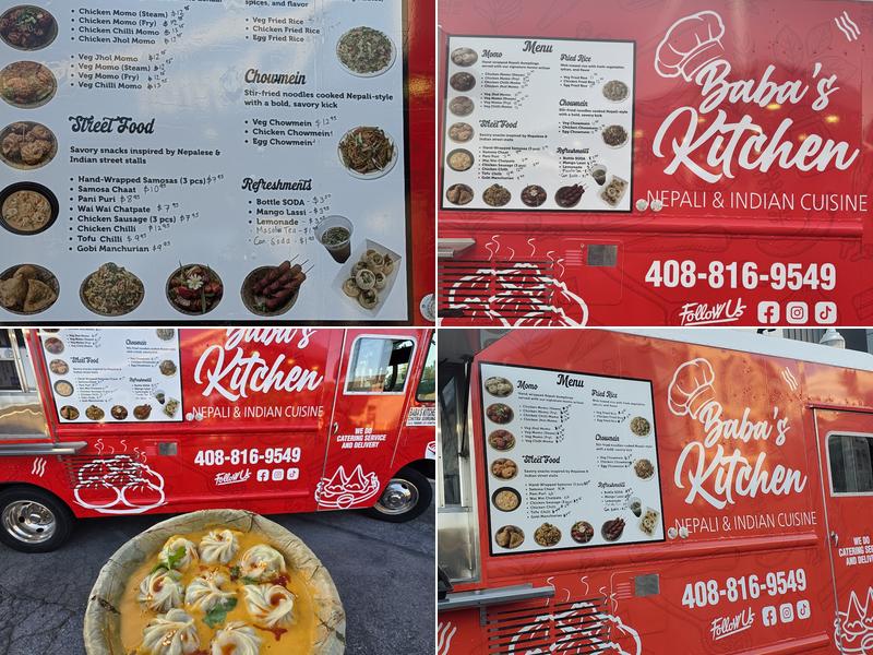 Baba's Kitchen Menu