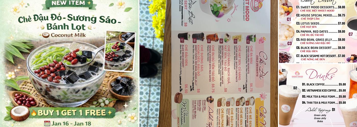 Sweet Mood Menu