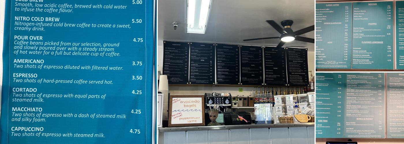 Brew Wave Coffee Menu