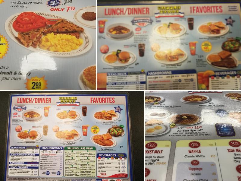 Waffle House Menu