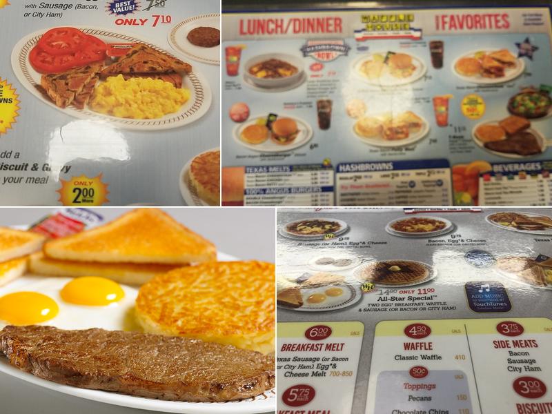 Waffle House Menu