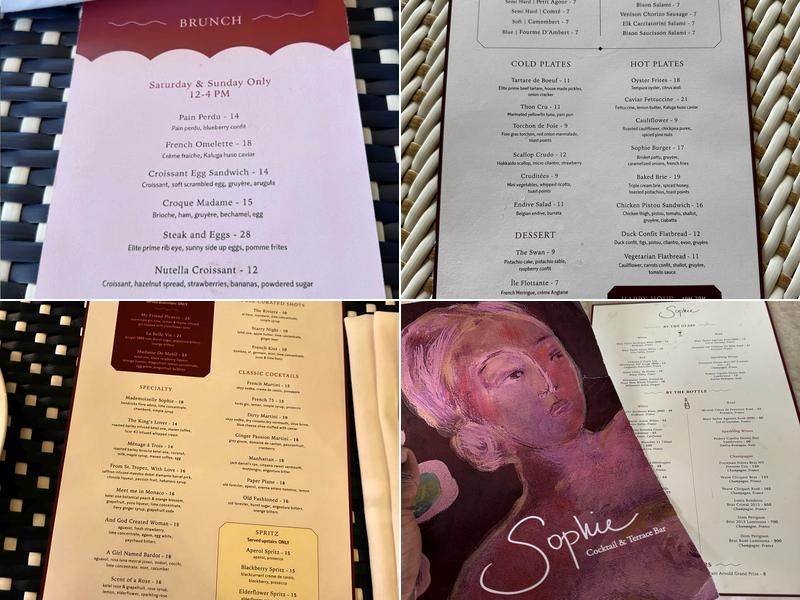 Sophie Menu