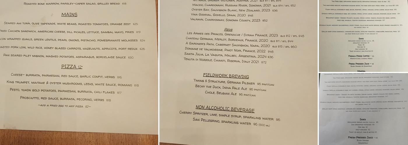 Duke's Dining Hall Menu