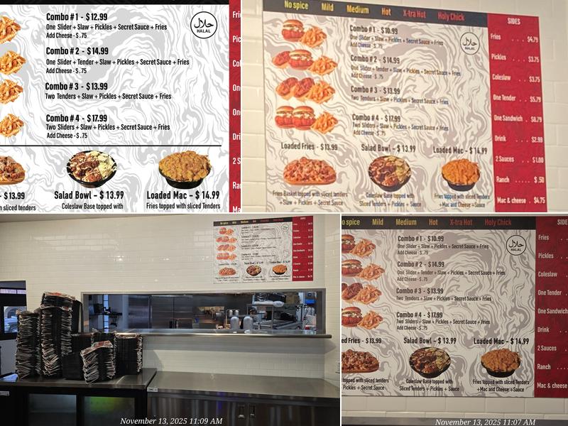 Chikin Drip Menu