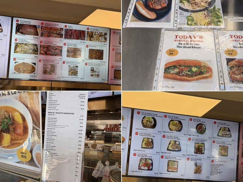Lu Kitchen Menu
