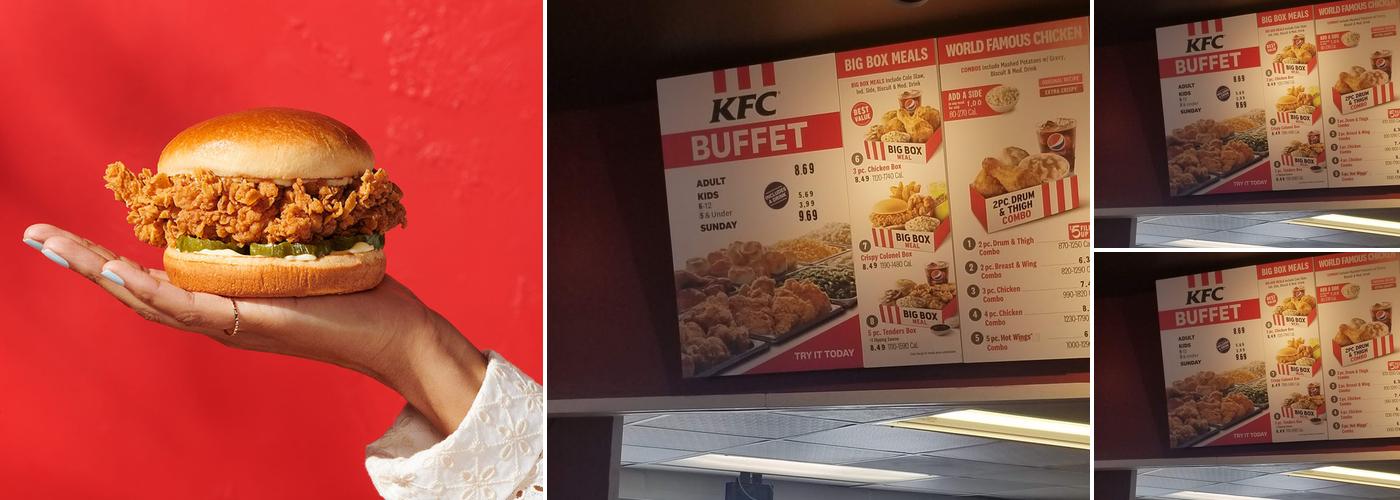KFC Menu