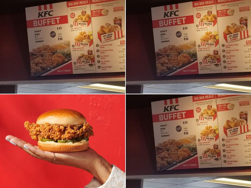 KFC Menu