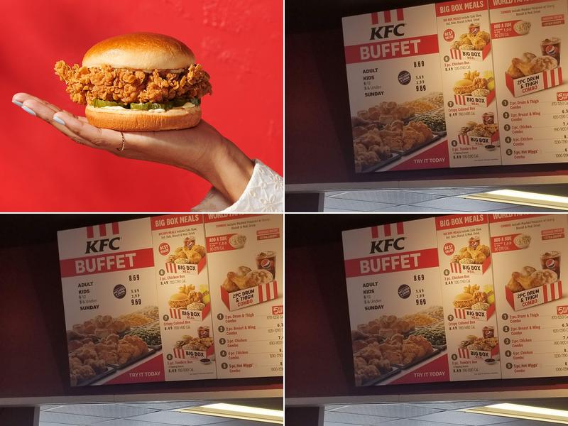 KFC Menu