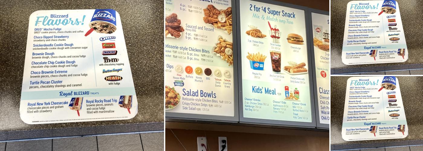 Dairy Queen Grill & Chill Menu