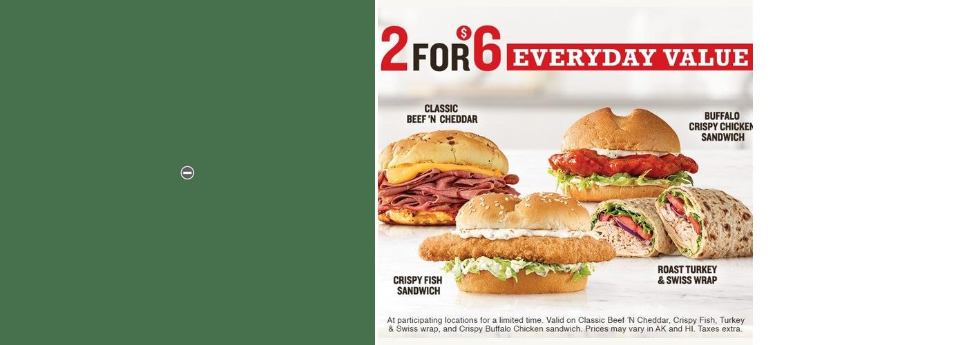 Arby's Menu