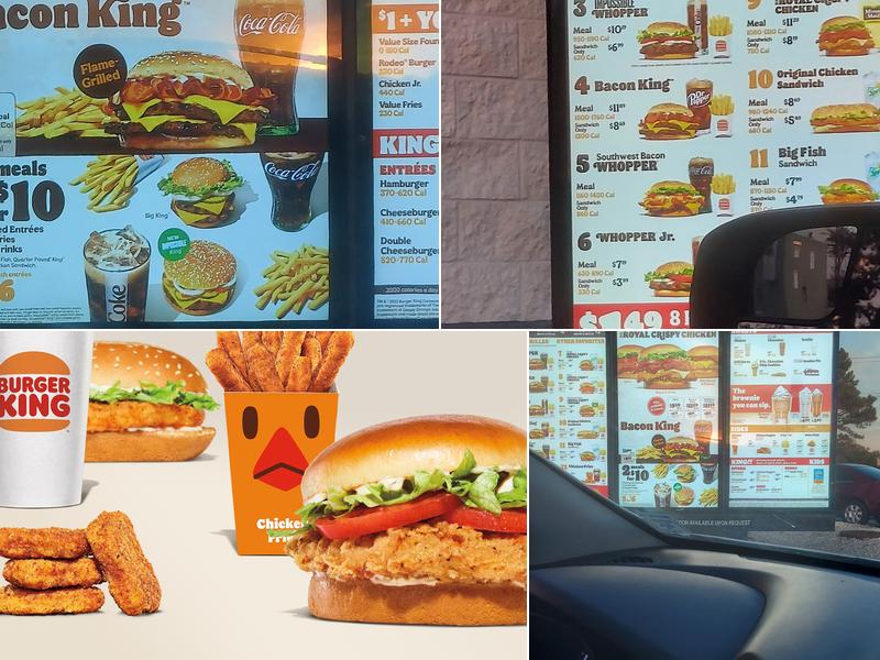 Burger King Menu