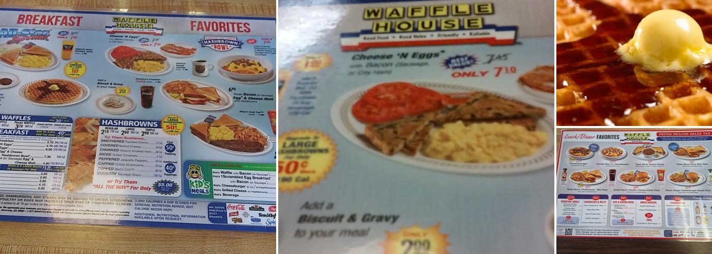 Waffle House Menu