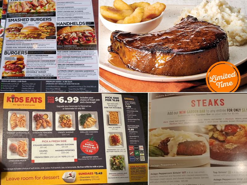 Ruby Tuesday Menu