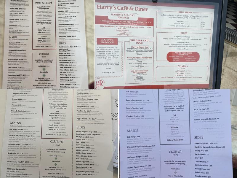 Harry Ramsden's Menu