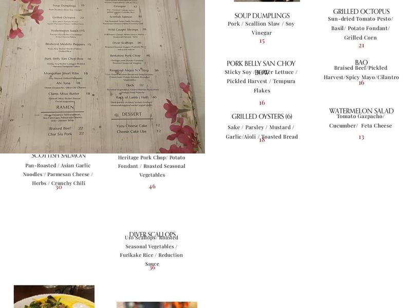 YanZi Kitchen Menu