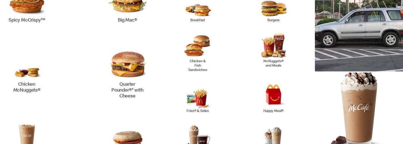 McDonald's Menu