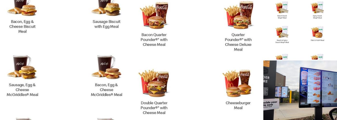 McDonald’s Menu
