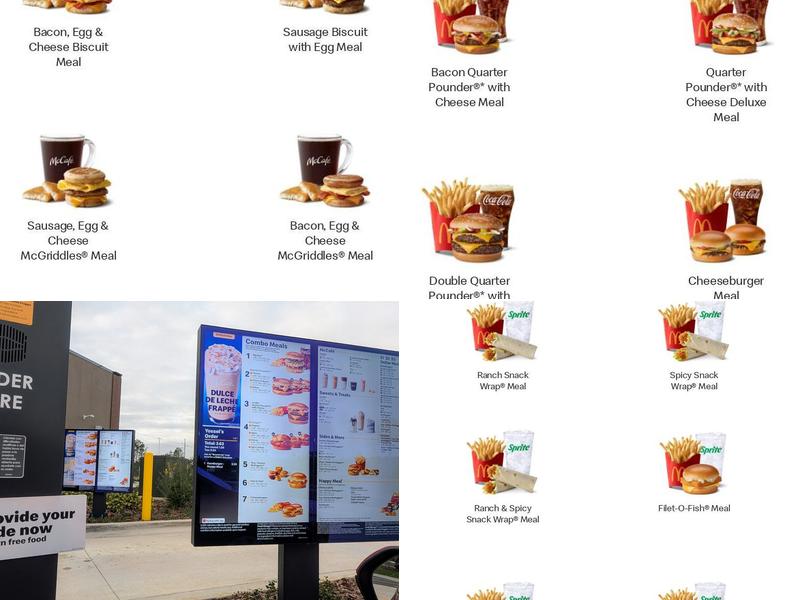 McDonald’s Menu