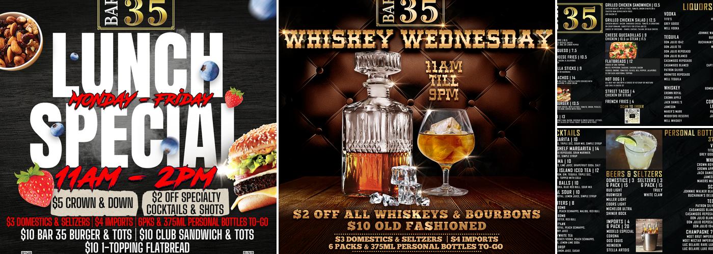 Bar 35 Menu