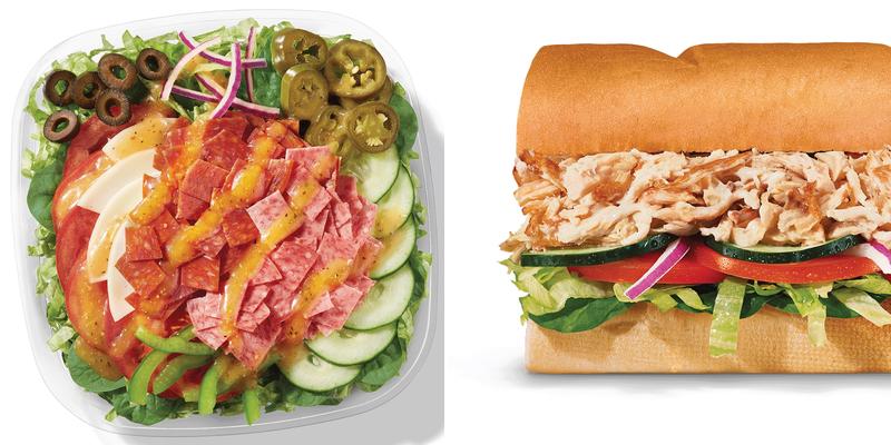 Subway Menu