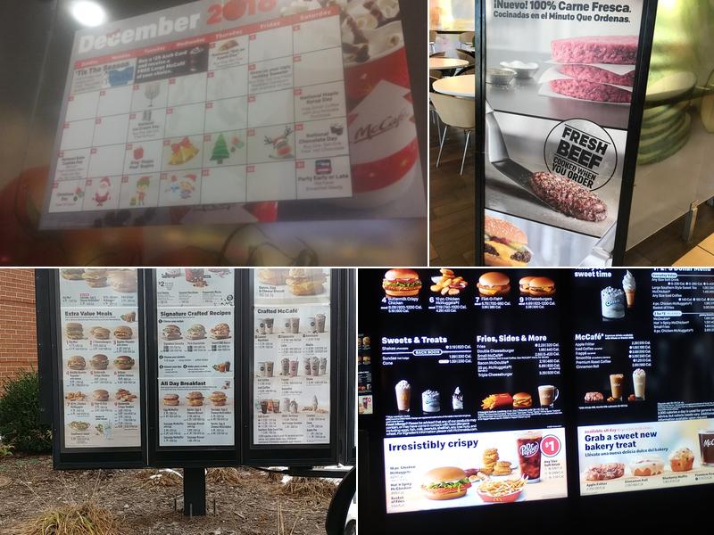 McDonald's Menu
