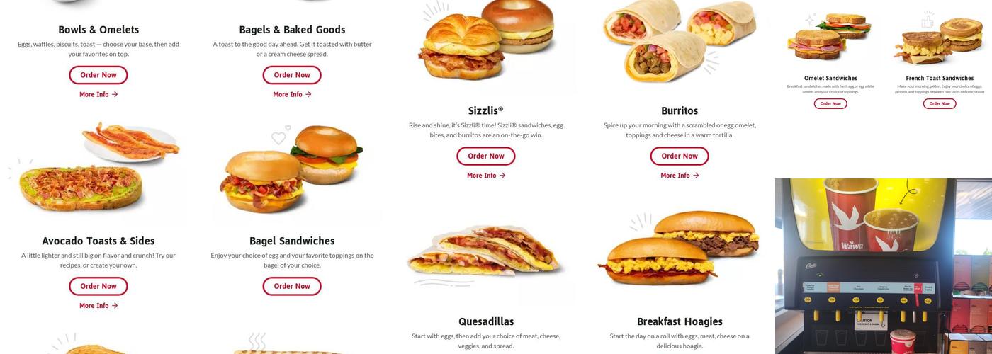 Wawa Menu