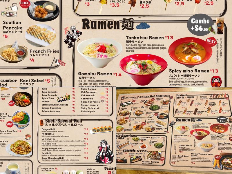 Akatsuki Menu