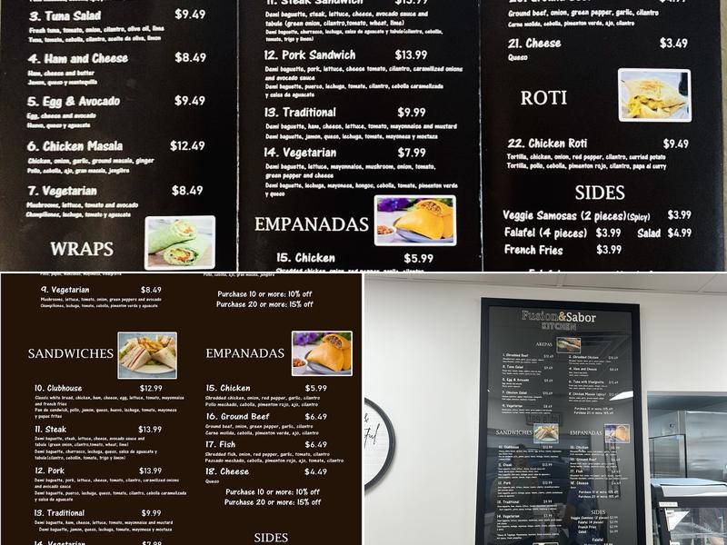 Fusion&Sabor Kitchen Menu