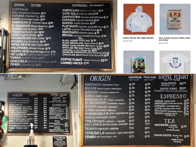 Dueling Rabbits Menu