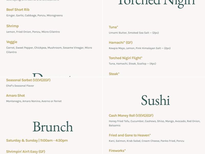 Thrive Menu