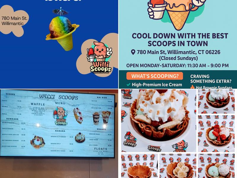 Willi Scoops Menu