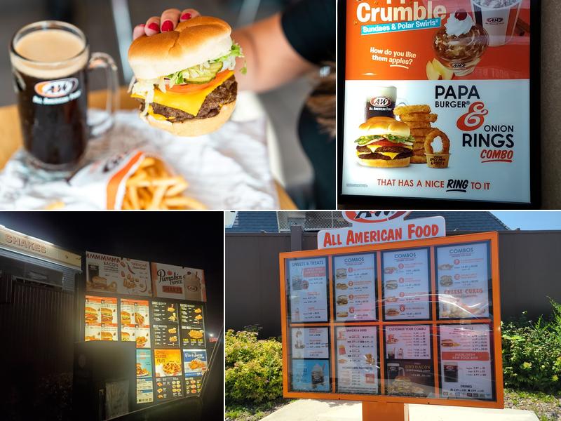 A&W Restaurant Menu