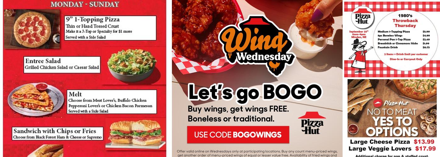Pizza Hut Menu