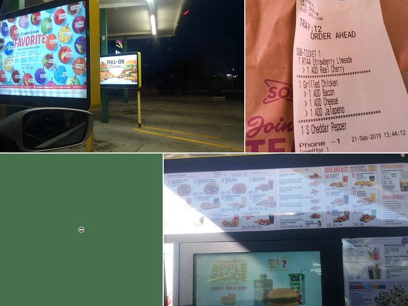 Sonic Drive-In Menu
