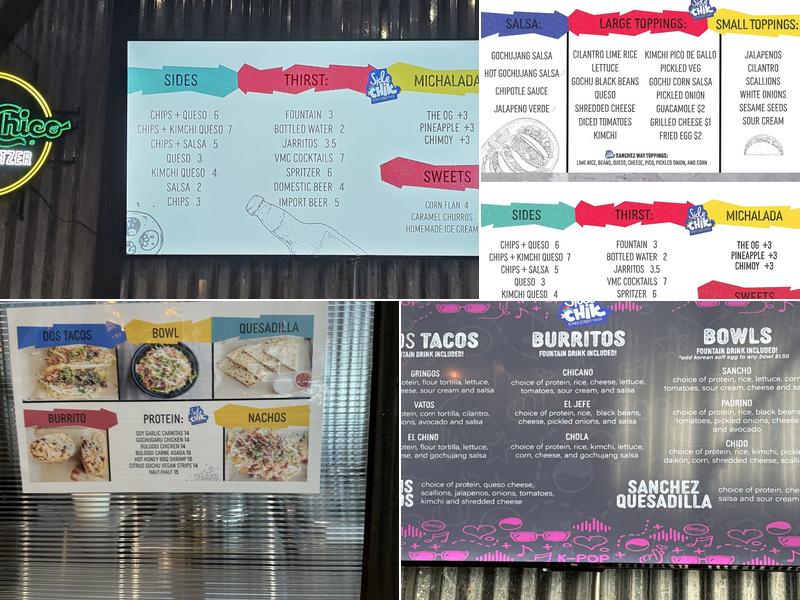 Side Chik K-Mex Menu