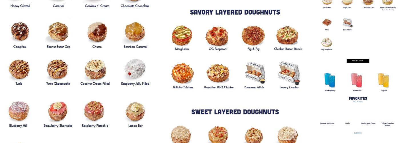 Parlor Doughnuts Menu