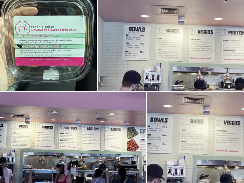 Fresh Kitchen USF Menu