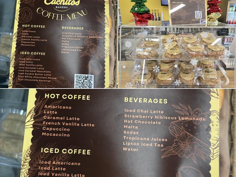 Cachitos Bakery Menu