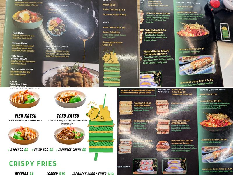 🍞SANDO_MIAMI🍞 Menu