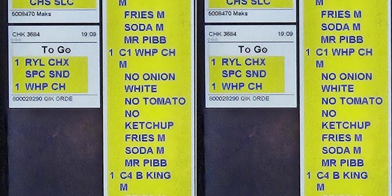 Burger King Menu