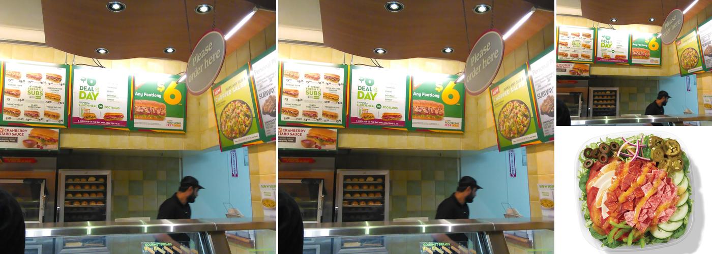 Subway Menu